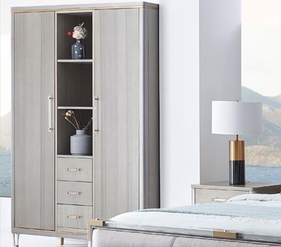 Schlafzimmer Schrank Kleiderschrank Schränke Kleiderschränke Holzschrank Design