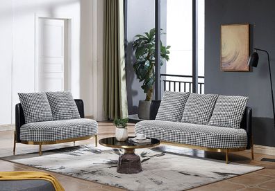 Sofagarnitur 321 Sitzer Set Design Sofa Polster Couchen Couch Modern Luxus Neu