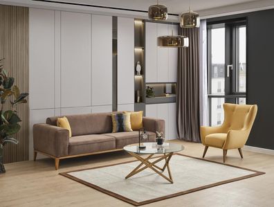 Wohnzimmer Sofagarnitur 31 Sitzer Set Design Polster Couchen Moderne