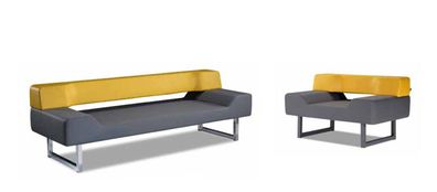 Sofagarnitur Möbel 3 + 1 Sitzer Sofa Sessel 2-tlg Wohnzimmer Moderne Stil