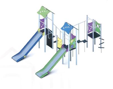 Spielplatz Rutschbahn Spielgelände Klettergerüst Kinderspielplatz Freizeitpark