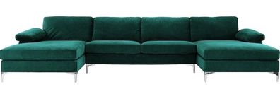 Ecksofa Wohnlandschaft Couch Eckgarnitur Eckcouchen Polster Design Möbel Stoff