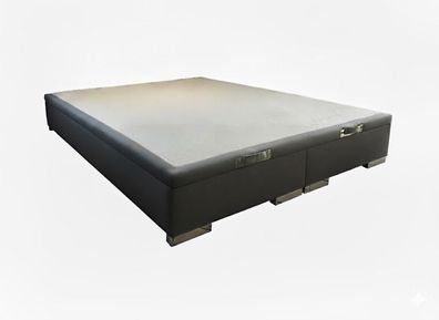 Design Bett Schlafzimmer Textil Leder Samt Polster Betten Ohne Kopfteil Hotel