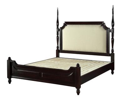 Bett Polster Landhaus Luxus Doppel Hotel Betten Schlaf Zimmer Holz 180x200cm Neu