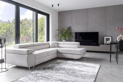 Wohnlandschaft L Form Ecksofa Textil Design Polster Garnitur Sofa Ecke Eckcouch