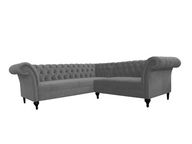 Chesterfield Ecksofa Eckcouch Designer Sofa Couch Samt Ledersofa SLIII Sofa ?84