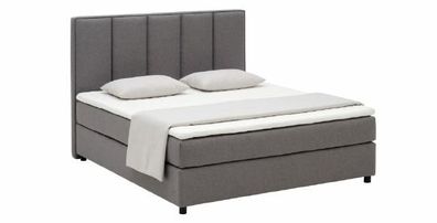 Continental Boxspring Bett Betten Polster Hoch Doppel Leder Textil Bett Neu M202