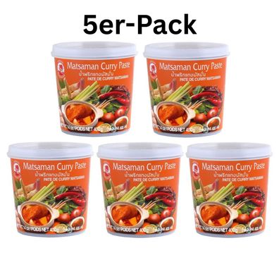 5er-Pack COCK Matsaman Massaman Currypaste 400g