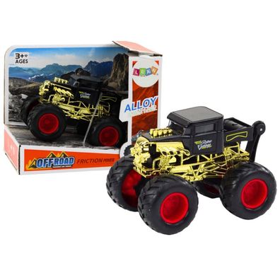 Kletterauto mit Reibungsantrieb, geländegängig, schwarz