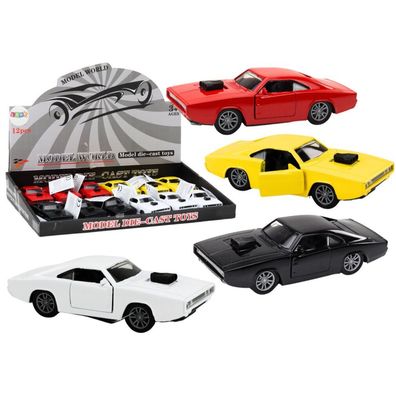 Angetriebenes Auto 1:32 Lichtgeräusche Weiß Rot Schwarz Gelb