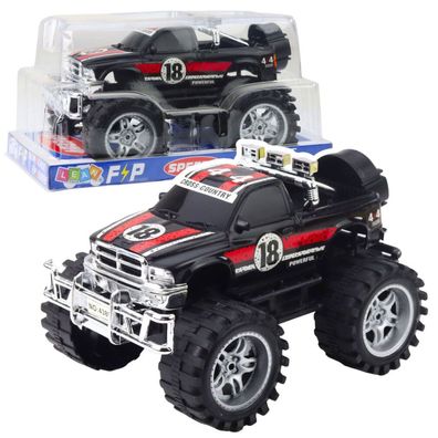 Rear-Wheel Drive Off-Road Vehicle Red and Black