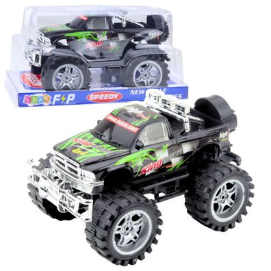 King Heckantrieb Geländewagen Grün und Schwarz 27cm
