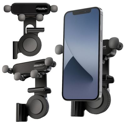 Autotelefonhalterung am Mittelpanel-Bildschirm montiert