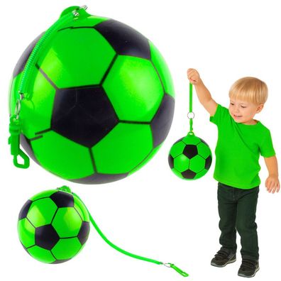 Federhalter für Gummifußball, grün, 22 cm