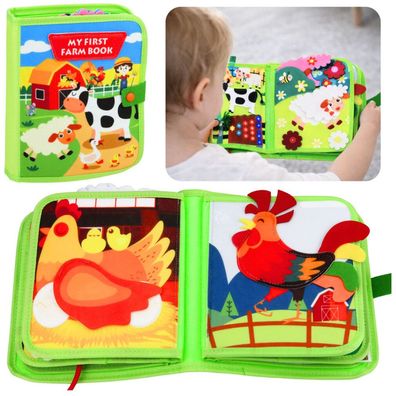 Sinnespädagogisches Buch für Kinder: Bauernhof - 20 Aktivitäten