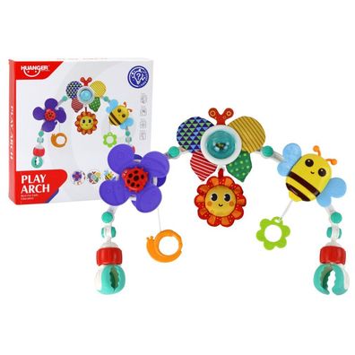 Stirnband-Kinderwagen-Kinderbetthalter mit Schmetterlings- und Bienenanhängern