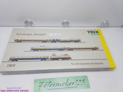 Minitrix N DC 11614 Schnellzugset "Rheinpfeil"/ DSS / Ep. III / Analog / OVP