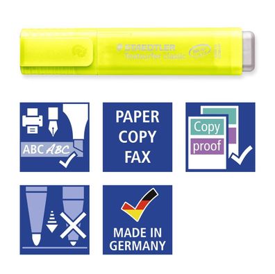 STAEDTLER® 364 P WP8 Textmarker Textsurfer clas 8St Etui