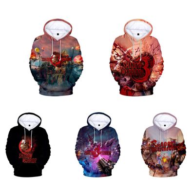 Shadow Warrior 3 Kapuzen Pullover Hoodies Cosplay Sweatshirt Mantel Jacke Kostum
