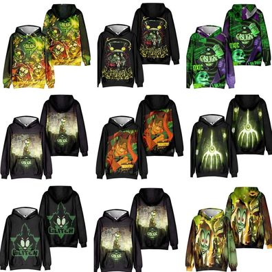 Cosplay The Gaslight District 3D Hoodies Dunne Sweatshirt Jacken Mantel Kostume