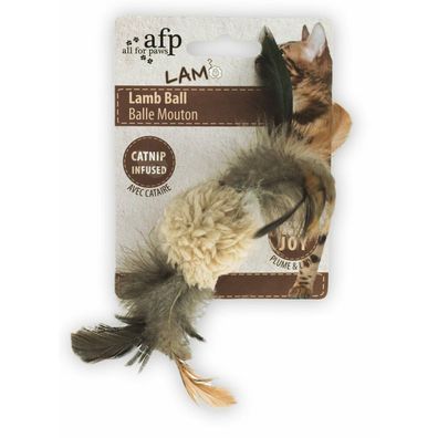 AFP Lambswool-Lamb Ball with bird sound Catnip 1 Stück