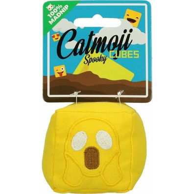 Emoji Cat Cube Spooky Katzenspielzeug