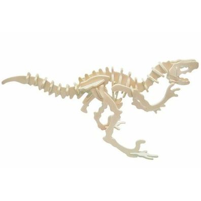 WOODEN TOY , WCK 3D Puzzle Velociraptor klein
