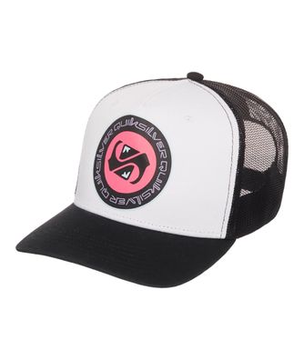 Quiksilver Kids Snapback Trucker Cap Decades Cotton H black