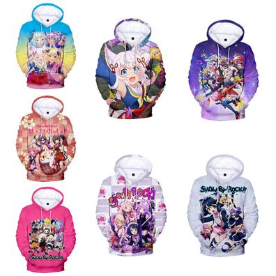 Anime Show By Rock 3D Hoodie Cosplay Rikao Logia Sweatshirt Jacke Mantel Kostum