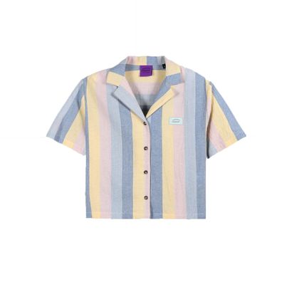 OXBOW Women Shirt Jacquard lost blue