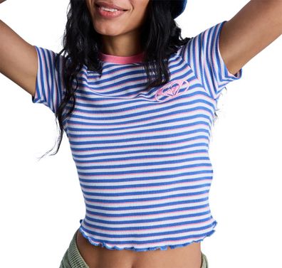 ROXY Women Shirt Bright Lights Baby coconut milk stripy soul mini