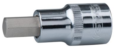 KS TOOLS 1/2" CHROMEplus Bit-Stecknuss Innensechskant, kurz, 24mm