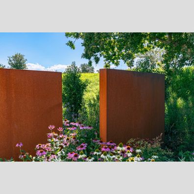 ADEZZ Gartentrennwand Cortenstahl 1000
