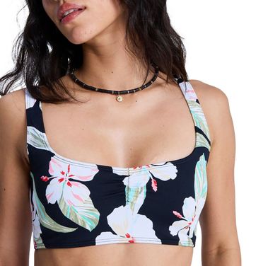 ROXY Bikini Top Essentials Bralette anthracite spring charming
