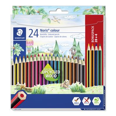 STAEDTLER® 185 C24P Farbstift Noris colour 24 100% PEFC