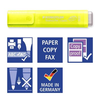 STAEDTLER® 364 P WP6 Textmarker Textsurfer clas 6St Etui