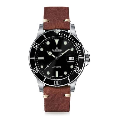 ARISTO 7H98294-S Taucheruhr Aquaristo Automatic Vintage 20ATM Diver