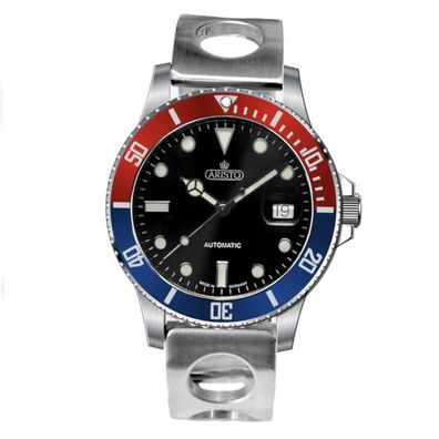 ARISTO 4H98294-P Taucheruhr Aquaristo Automatic Vintage 20ATM Diver