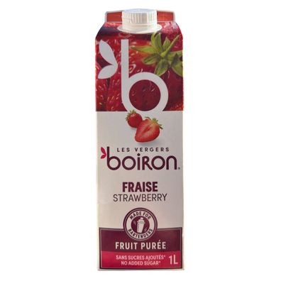 Boiron Erdbeerpüree 1L mit polnischen Erdbeeren ohne Zuckerzusatz