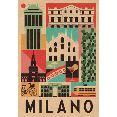 1000 Teile Puzzle - Style in the City: Mailand