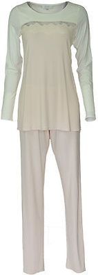 Damen Schlafanzug, Pyjama, Nachtwäsche, Viskose-Elasthan, Marke Pluto