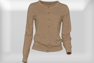 Strickjacke Kaschmirstrickjacke Hemisphere nude