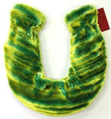 Nackenwärmflasche Uhle 1.8L grün Webpelz superflauschig Schurwolle Naturkautschuk