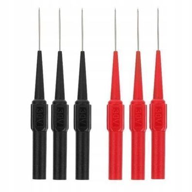 Rosfix Messsonden Set 0,7 mm – für Multimeter mit Bananenstecker | 6 Stk