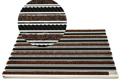 Aluprofilmatte Rips Bürsten robust rutschfest langlebig