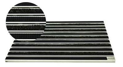 Aluprofilmatte Rips Gummi rutschsicher langlebig UV-bestaendig