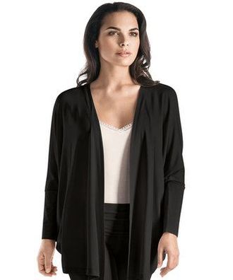 Hanro Lounge Jacket Serie Chelsea- Lyocell/ Elasthan- Farbe black- Gr XS bis L