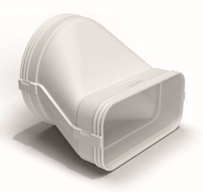 Flachkanal 175x80mm auf Rundrohr Ø 150mm Übergangsstück Adapter Dunstabzug Küche