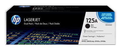 HP Toner 125A (CB540AD) Schwarz Twinpack (ca. 4400 Seiten)