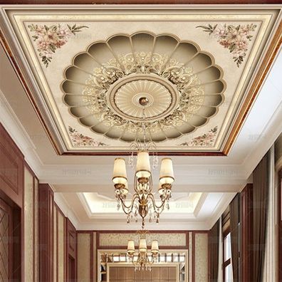 Edles HD Deckendesign für luxuriöse Räume Decke Dachtapeten Dachbilder 7204